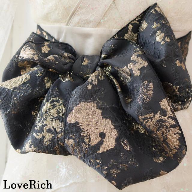 LoveRich ラブリッチ 【高級ライン】【3カラー/2点セット】煌めきを纏う スパンコール レース ミニ 豪華 帯 花魁 着物 ドレス コスプレ キャバドレス [1547]_12