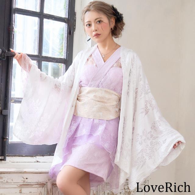 LoveRich ラブリッチ 【2カラー/羽織のみ】エレガント着物羽織 花魁 ドレス コスプレ イベント ハロウィン キャバドレス [1572]_2