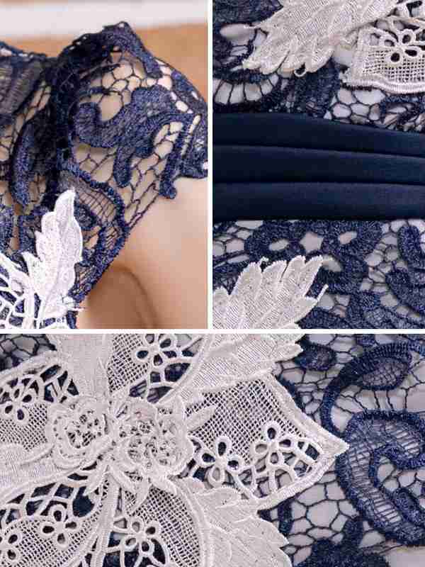 MyDress マイドレス 【2カラー】お上品お花レース チョーカー風
