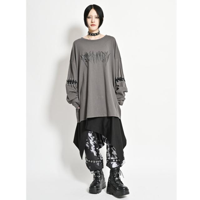 PSYCHO NATION サイコネーション スカート脱着 総柄サルエルパンツ 133303_15