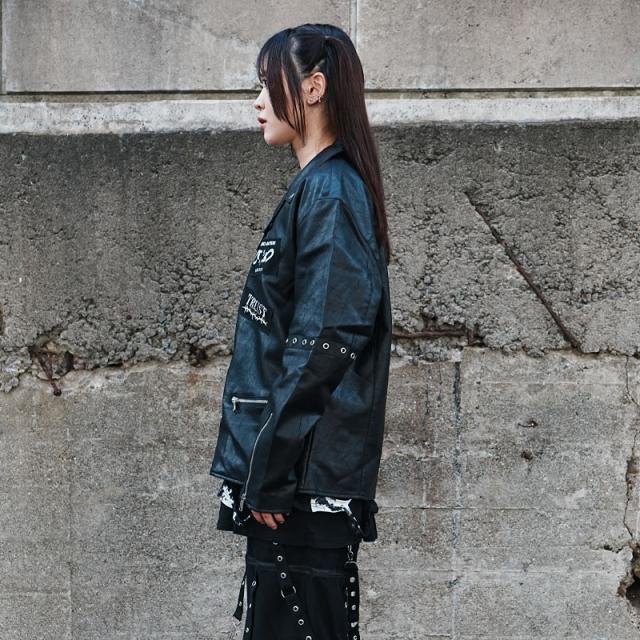 PSYCHO NATION サイコネーション 【MLサイズ】袖ハトメテープベルト W