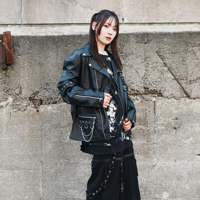 PSYCHO NATION サイコネーション 【MLサイズ】袖ハトメテープベルト W