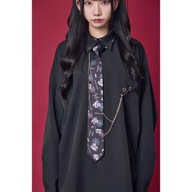 PSYCHO NATION サイコネーション 【MLサイズ/3カラー】猫おばけタイ