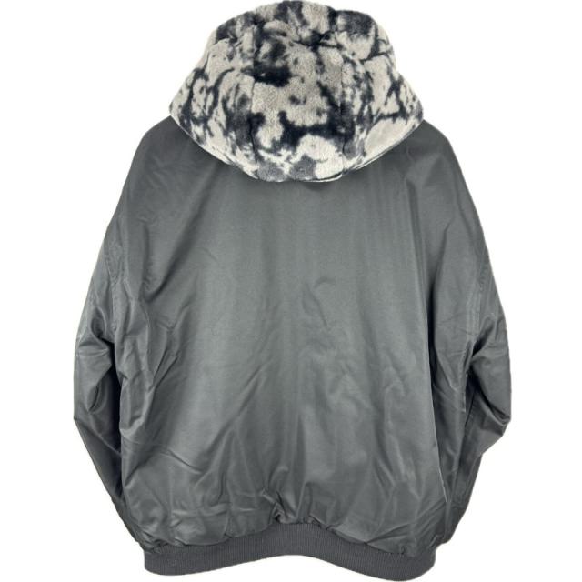 Rings リングス 【Mサイズ/2カラー】総柄ファーリバーシブルフード