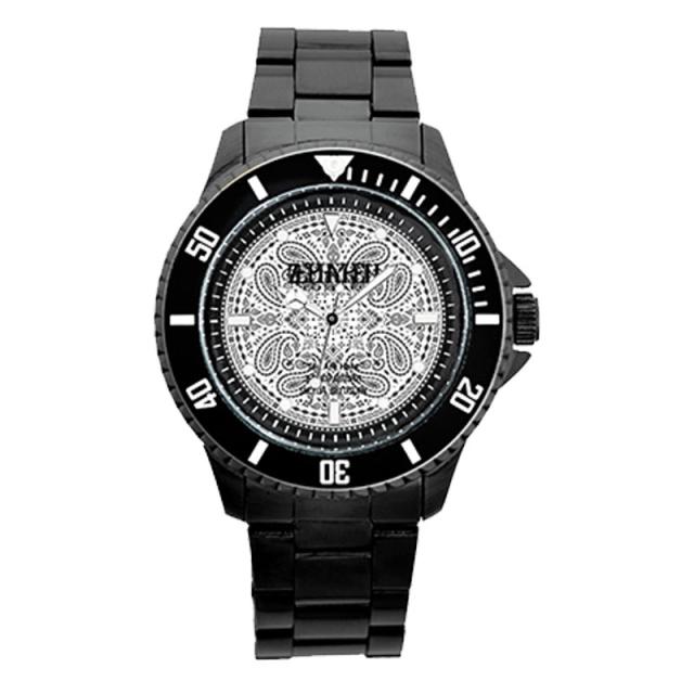 Zephyren ゼファレン PAISLEY WATCH WHITE_1