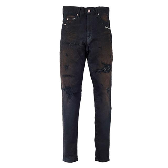 Zephyren ゼファレン CLASHED SKINNY BLACK_3