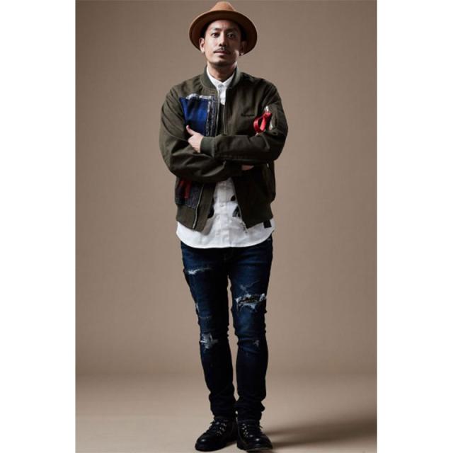 Zephyren ゼファレン SKINNY INDIGO/DENIM Zephyren ゼファレン CLASHED SKINNY INDIGO/DENIM