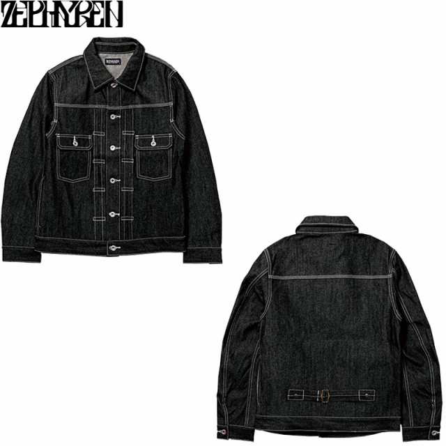 Zephyren ゼファレン DENIM JKT BLACK / NON WASH｜au PAY マーケット