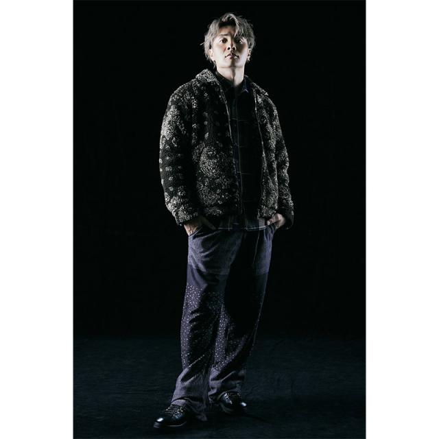 ゼファレン ミリタリージャケット カモフラ ペイズリー チェック 刺繡 M 羽織 Zephyren ゼファレン FUR JACKET PAISLEY