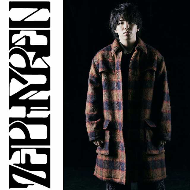 Zephyren ゼファレン LONG COAT BROWN CHECK