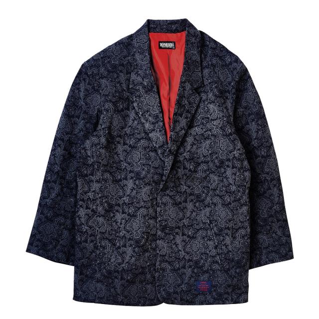 Zephyren ゼファレン WIDE TAILORD JACKET PAISLEY