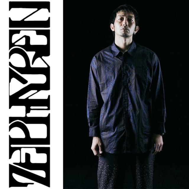 Zephyren ゼファレン BIG SHIRT L/S  - Resolve - BLACK PAISLEY
