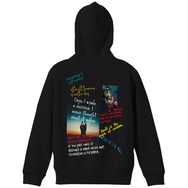 Zephyren ゼファレン ZIP PARKA - FEAR NO ONE - BLACK_2