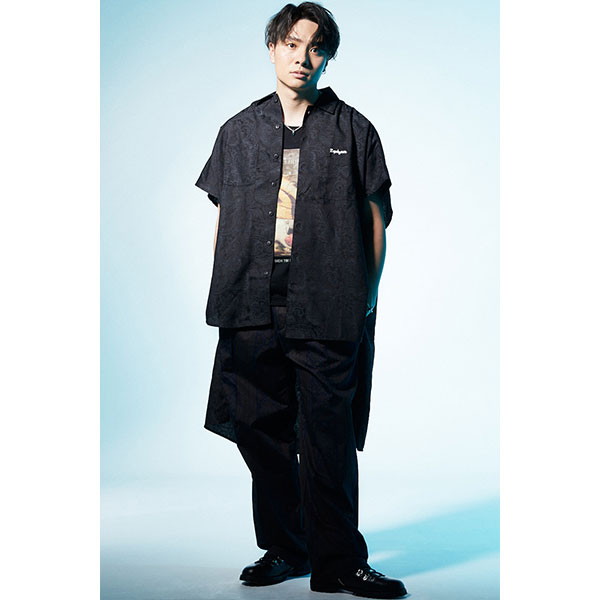 Zephyren ゼファレン LONG SHIRT S/S - Resolve - BLACK / PAISLEY