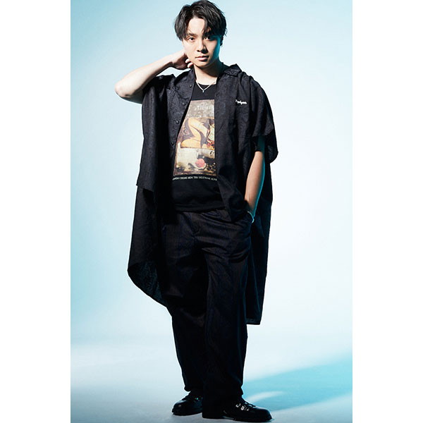 Zephyren ゼファレン LONG SHIRT S/S - Resolve - BLACK / PAISLEYの