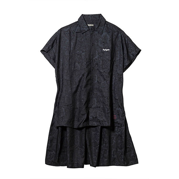 Zephyren ゼファレン LONG SHIRT S/S - Resolve - BLACK / PAISLEYの