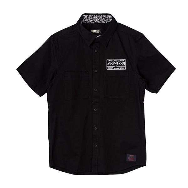 Zephyren ゼファレン EMBLEM SHIRT S/S BLACK / You are hereの通販は