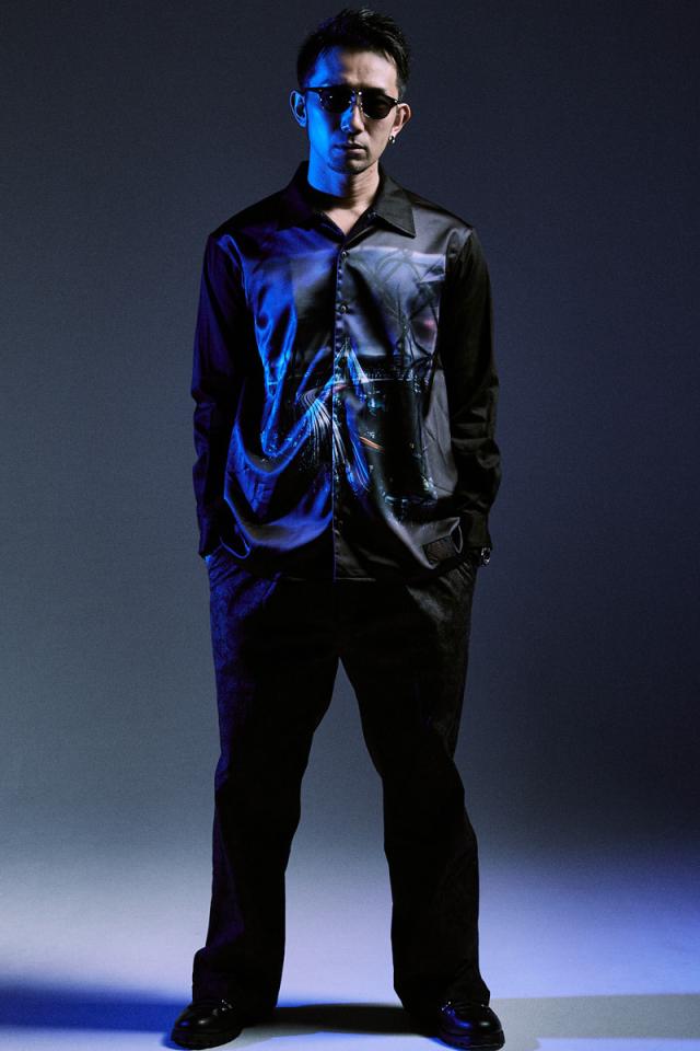 Zephyren ゼファレン PHOTO PRINT SHIRT L/S BLACK / aurea mediocritas Zephyren ゼファレン PHOTO PRINT SHIRT L/S BLACK / aurea mediocritas