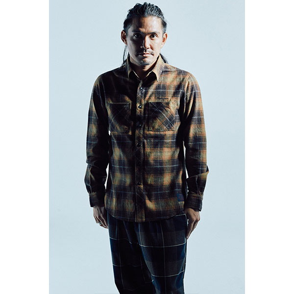 Zephyren ゼファレン CHECK SHIRT L/S - Resolve - YELLOW / CHECKの