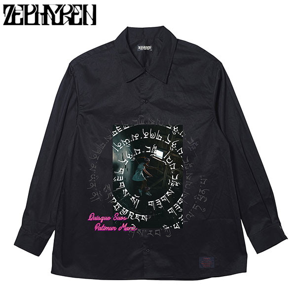 Zephyren ゼファレン SHIRT S/S - Resolve - PYTHON Zephyren ゼファレン PHOTO PRINT SHIRT L⁄S BLACK ⁄ Reverieの通販は