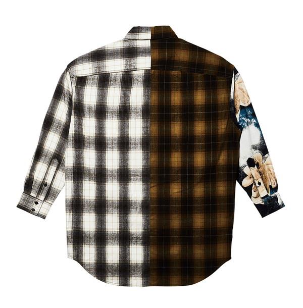 Zephyren ゼファレン BIG SHIRT L/S - Resolve - BROWN PAISLEY