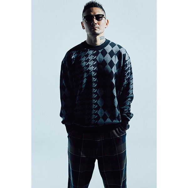 Zephyren ゼファレン JACQUARD KNIT MIX