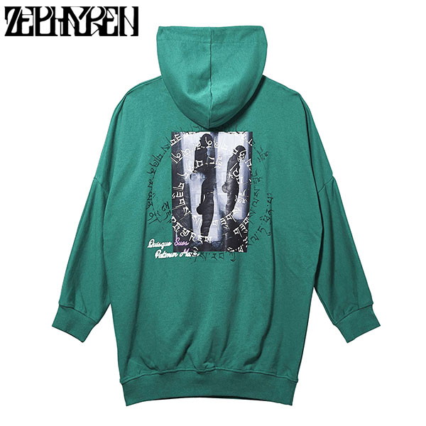 Zephyren ゼファレン DOLMAN BIG PARKA GREEN / Creux