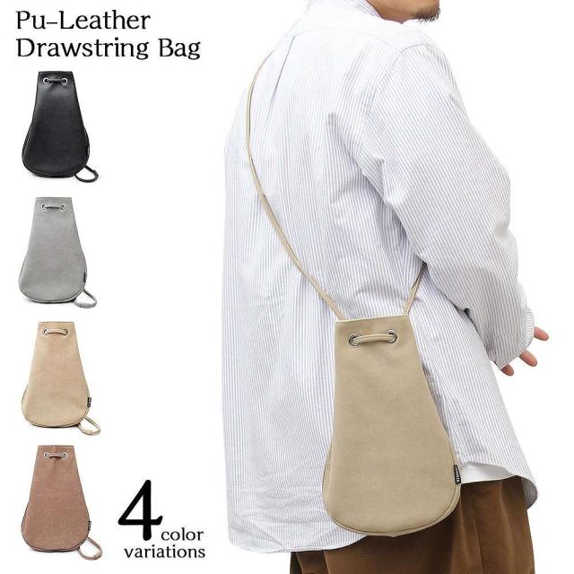 巾着バッグショルダーバッグ ミニバッグ カジュアルバッグ メンズ レディース Am 617の通販はau Pay マーケット 革製品 シルバー専門店アジアンアーツ