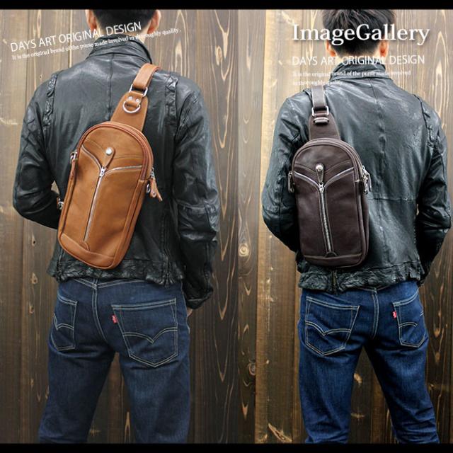 レザー スリングバッグ　メンズバッグ lb197_4.jpg