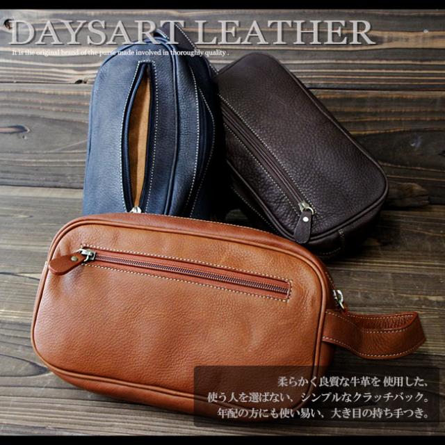 牛革 セカンドバッグ レザーハンドバッグ ハンドポーチ カーフスキン