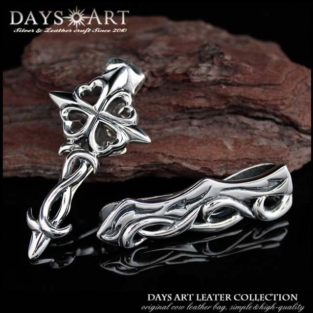 シルバー925 デザインマネークリップ ゴシックデザイン クロス 百合の紋章 トライバル アラベスク 純銀 マネークリップ  財布 シルバーアクセ 革財布 メンズアクセ 札入れ レザーウォレット専門店   【ギフト】   mc003