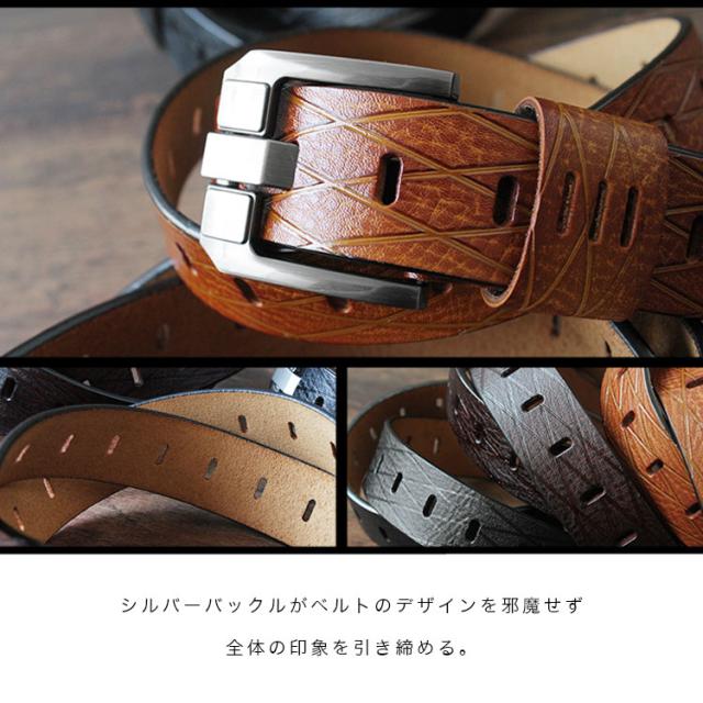 RRL ダークブラウン レザー ベルト 八角形バックル RRL ダークブラウン レザー ベルト 八角形バックル