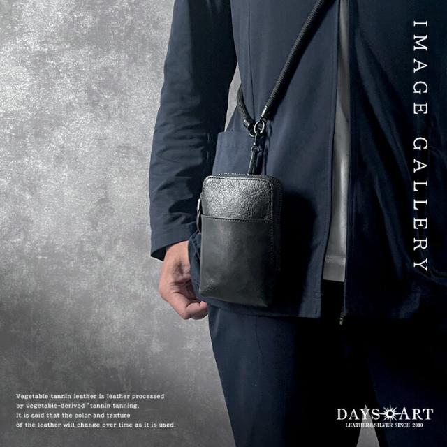 Wallet body bag／ミニポーチ付／silver Wallet body bag／ミニポーチ付／silver （ボディバッグ