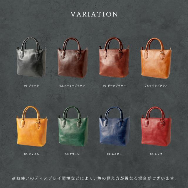 トートバッグ 本革 ミニトート 小さめ メンズ レディース ビジネス カジュアル 牛革 バッグ ハンドメイド 高級 タンニン鞣し革 イタリアンレザー ミッスリーレザー_15