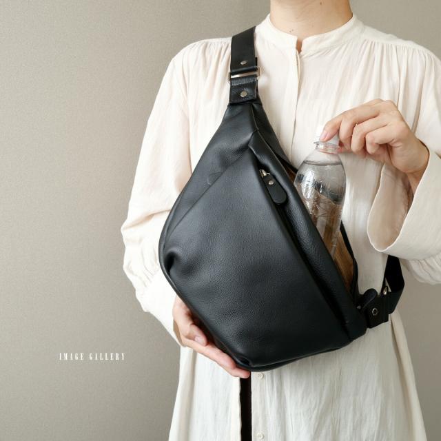 ボディバッグ 本革 ショルダーバッグ レザーバッグ スリングバッグ メンズ レディース ユニセックス 本革 シュリンクレザー ブラック グリーン ネイビー 送料無料 lb366_16