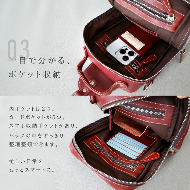 レザーバッグ レディース 本革 ショルダーバッグ ボディバッグ ハンドバッグ 斜めがけ 4WAY ベルト ストラップ 調整可能 大人 かわいい おしゃれ ブラック ブラウン_5