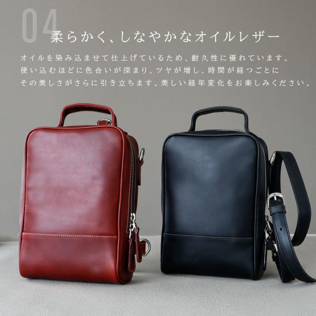 レザーバッグ レディース 本革 ショルダーバッグ ボディバッグ ハンドバッグ 斜めがけ 4WAY ベルト ストラップ 調整可能 大人 かわいい おしゃれ ブラック ブラウン_6
