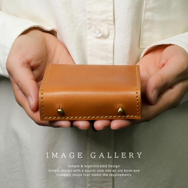 レザーウォレット ミニ財布 スマートキーケース ギフトセット ブック型