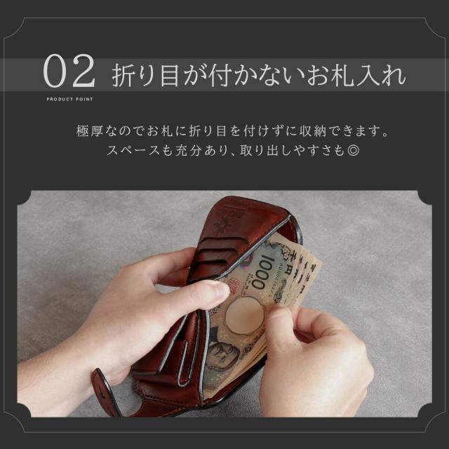 極厚 二つ折り財布 財布 レザーウォレット メンズ レディース ユニセックス 本革 サドルレザー メンズ財布 ヌメ革 タン ブラック ダークブラウン ナチュラル ギフト lw252_4