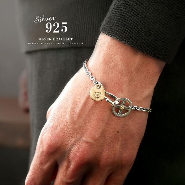ブレスレット シルバー925 ホイール ネイティブ イーグル チェーンブレスレット バングル 腕輪 銀 シルバーアクセサリー メンズ レディース 男性 女性 アクセサリー ギフト プレゼント おしゃれ ストリート インディアン