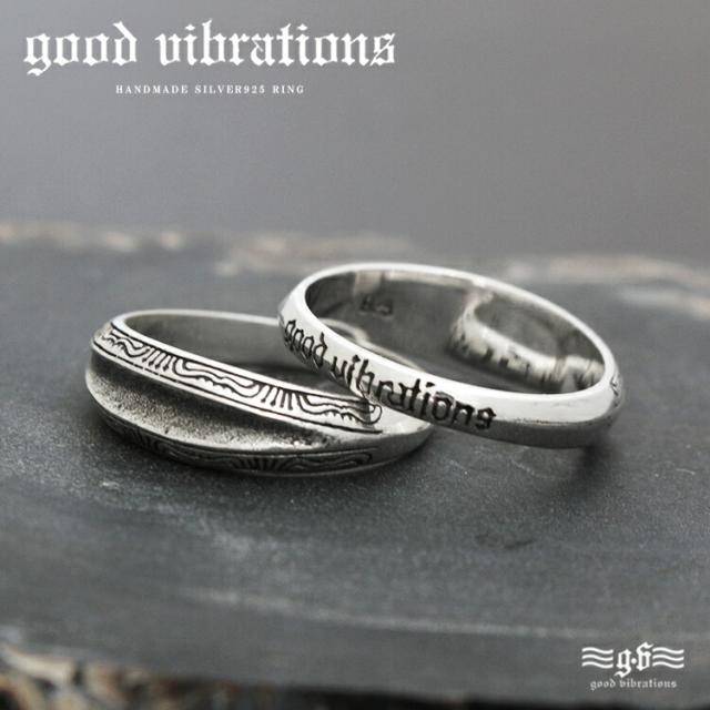 good vibrations グッドバイブレーション シルバーリング メンズ シルバー925 トライバル ネイティブ柄 19号 21号 おしゃれ 母の日 rg099