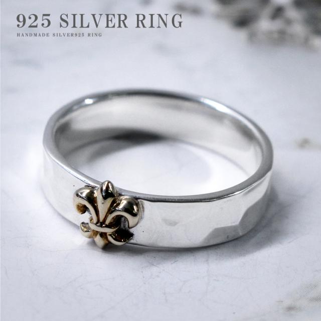 シルバーリング メンズ 百合の紋章 シンプル リリィ フルール・ド・リス シルバー925 ブランド おしゃれ 19号 21号 23号 rg104の通販は 4,812円