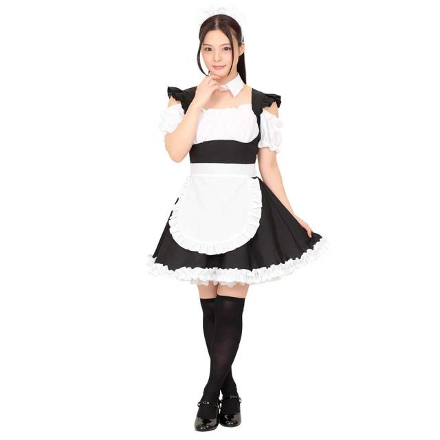 ｎ ギャルが好きなメイド服 コスプレ衣装 パーティー ハロウィンに Kh0036bkの通販はau Pay マーケット Zaccaz ザッカス