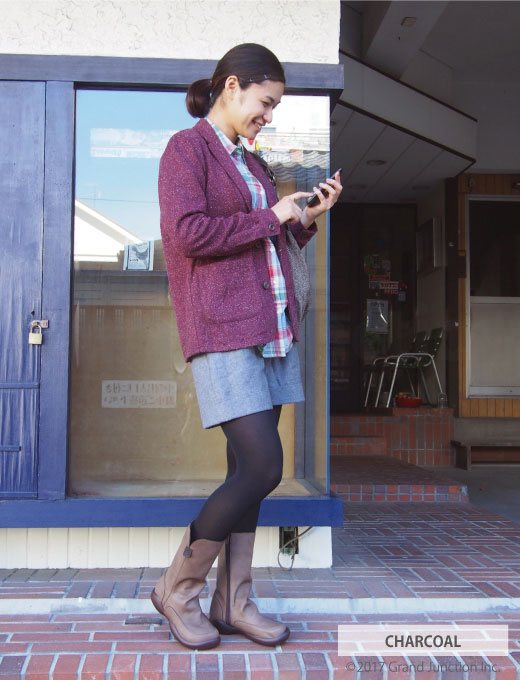 送料無料 リゲッタ カヌー レディース ブーツ ジップアップ ミドル丈