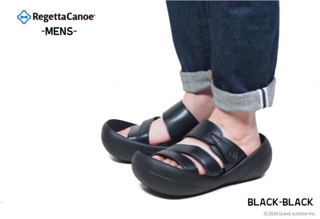 送料無料 リゲッタ カヌー メンズ サンダル ビッグフット 3本ベルクロ 日本製/CJBF5137 /lvw116 夏 送料無料 リゲッタ カヌー メンズ サンダル ビッグフット 3本ベルクロ