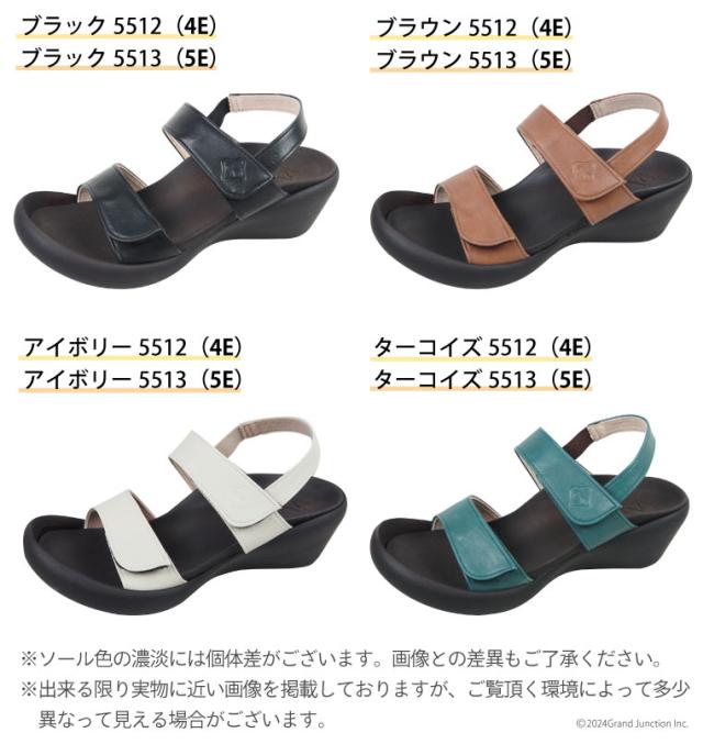 送料無料 リゲッタ カヌー レディース サンダル 歩きやすい ストラップ 幅広 4E 5E ワイズ ウェッジソール ヒール/ CJLW5512/CJLW5513/ lvw296