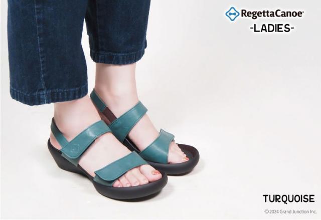 送料無料 リゲッタ カヌー レディース サンダル 歩きやすい ストラップ 幅広 4E 5E ワイズ ウェッジソール ヒール/ CJLW5512/CJLW5513/ lvw296