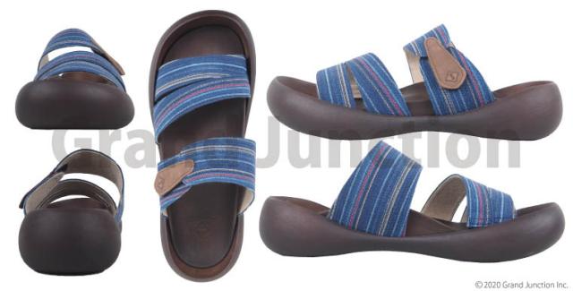 送料無料 リゲッタ カヌー サンダル メンズ 綿 ボーダー エスニック