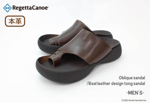 《16%OFF セール》 送料無料 リゲッタ カヌー サンダル メンズ トング 本革 レザー つっかけ サンダル 日本製/ CJOS8504/lvw553 　　 夏