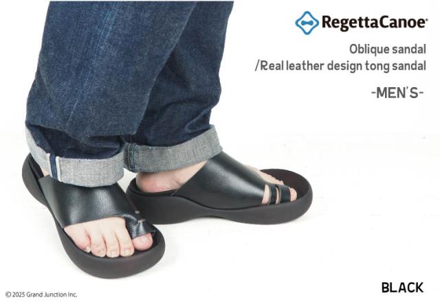 《16%OFF セール》 送料無料 リゲッタ カヌー サンダル メンズ トング 本革 レザー つっかけ サンダル 日本製/ CJOS8504/lvw553 　　 夏